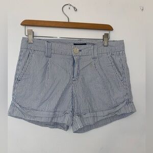 Tommy Hilfiger Blue and White Pinstripe Shorts |